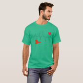 B- Funky Bloedtype Hartslag Top (Voorkant volledig)