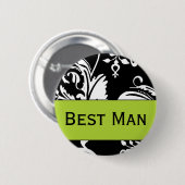 B&G Best Man Button (Voorkant /achterkant)
