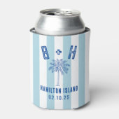 B + H Palm Tree Custom Design 01 Blikjeskoeler (Blikje Voorkant)