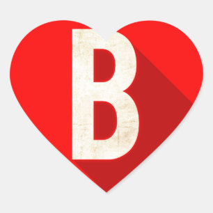 B HART STICKER
