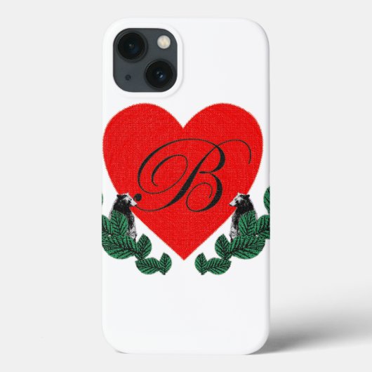 B in het hart Case-Mate iPhone case (Achterkant)