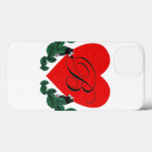 B in het hart Case-Mate iPhone case (Achterkant (horizontaal))