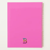 B initial coloré et Monogramme (Dos)