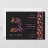 B - Invitation Bat mitzvah de la collection hébraï (Devant)