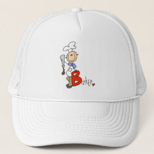B is voor Baker T-shirts en cadeaus Trucker Pet