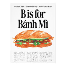 B is voor Banh Mi