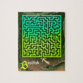 B is voor Basilisk Maze Legpuzzel (Verticaal)