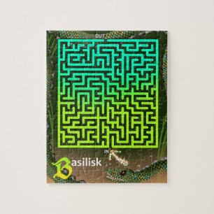 B is voor Basilisk Maze Legpuzzel