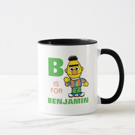 B is voor Bert | Jouw namen toevoegen Mok (Rechts)