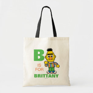 B is voor Bert Jouw namen toevoegen Tote Bag