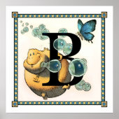 B is voor Blug Poster (Voorkant)