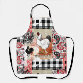 B is voor Brahma Backyard Chicken Schort (Voorkant)