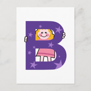 B is voor.... briefkaart