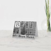 B is voor Bryn Mawr (zwart-wit)