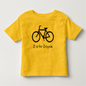 B is voor Fiets Kinder Shirts (Voorkant)