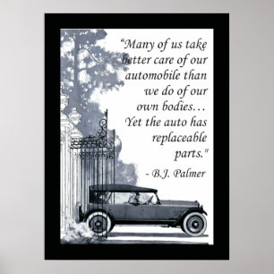 B.J. Palmer Chiropractic Gezegde Poster