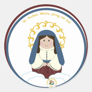 B. Jacinta Classic Ronde Sticker