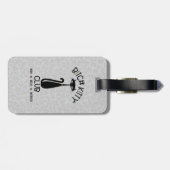 B K!TTY CLUB Sextonesque Atomic Cat Bagagelabel (Achterkant horizontaal)