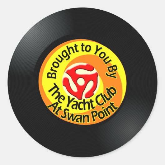 B-kant 1 ronde sticker (Voorkant)