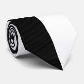 B;LACK EN WITTE- STROPDAS (Opgerold)