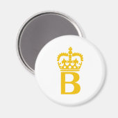 B - Letter - Naam Magneet (Voorkant / Achterkant)