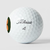 B Monogram bedekt op Ierse vlag tpv1 gbcnt Golfballen (Logo)