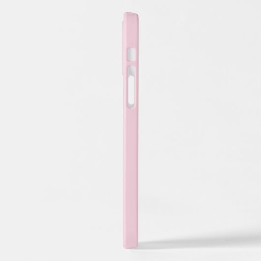 B Monogram Gepersonaliseerd Roze iPhone Case iPhone Hoesje (Linkerkant)