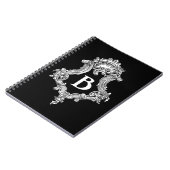 B Monogram Initiaal Notitieboek (Linkerzijde)
