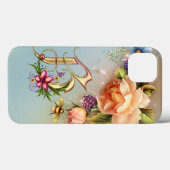 B Monogram iPad Air-draagtas Case-Mate iPhone Case (Achterkant (horizontaal))