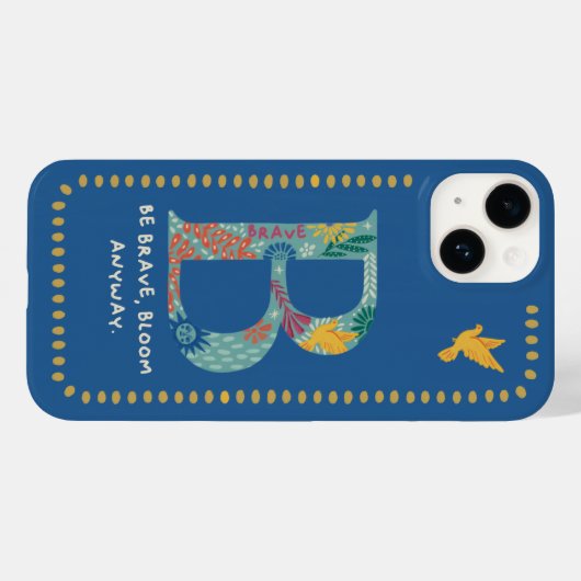 B Monogram iPhone Case (Achterkant (horizontaal))