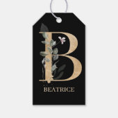B Monogram - Labels met gepersonaliseerde cadeaus Cadeaulabel (Voorkant)
