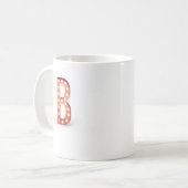 B Monogram Markttent Bulb Koffiemok (Voorkant links)
