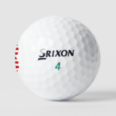 B Monogram overlay op USA Flag ssf gbcnt Golfballen (Logo)