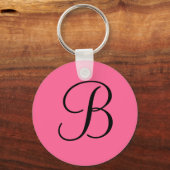 "B"-monogram Sleutelhanger (Voorkant)