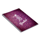 B Mooie Roze Notitieboek (Rechterzijde)