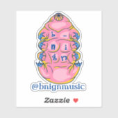 b-nign Handvat Tardigrade Sticker (Vel)