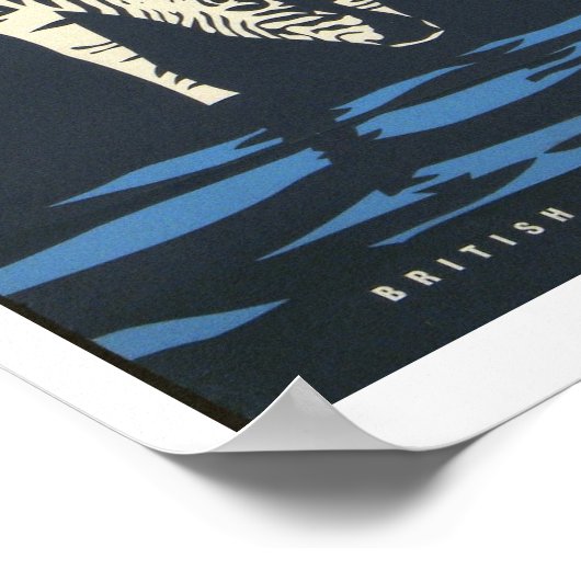 B-O-A-C-reisposter Poster (Hoek)