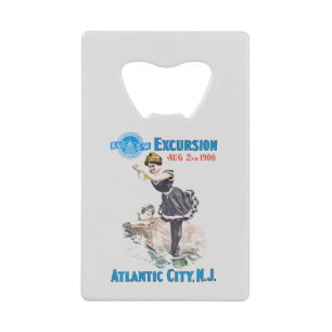 B+O Railroad Excursion 1900 Credit Kaart Kredietkaart Flessenopener