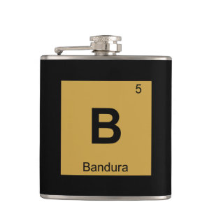 B - Periodiek tabelsymbool voor de chemie van Band Heupfles