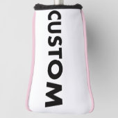 B. PINK Piping Custom Golf Putter Headcover Blank (Draai 90)