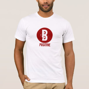 B POSITIEF BLOEDTYPE T-SHIRT