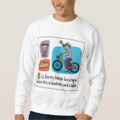 B pour Boba Crewneck Sweatshirt (Devant)