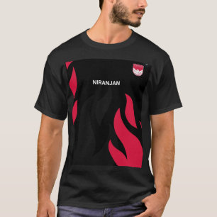 B & R KLEURENONTWERP MET JOUW NAAM ONTWERP OP BASI T-SHIRT
