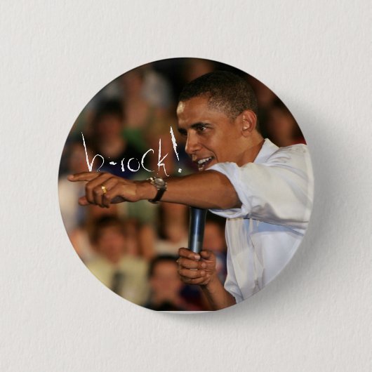 b-rock! ronde button 5,7 cm (Voorkant)