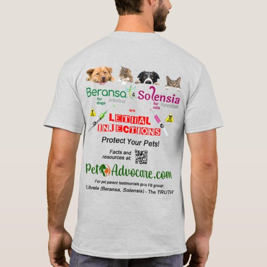 B & S zijn dodelijke injecties T-shirt (Achterkant)