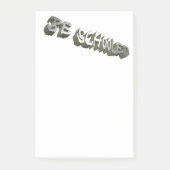 B. Schooled-grijs-wit Post-it® Notes (Voorkant)