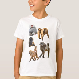 B staat voor Baboon T-shirt