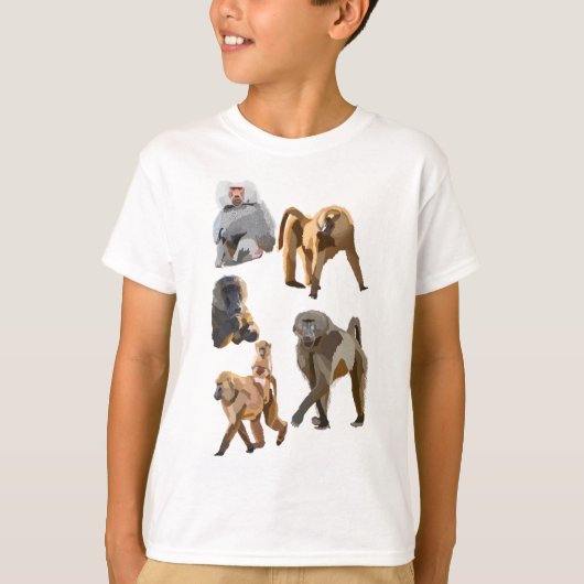 B staat voor Baboon T-shirt (Voorkant)