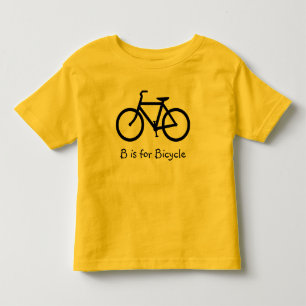 B staat voor Bicycle Kinder Shirts