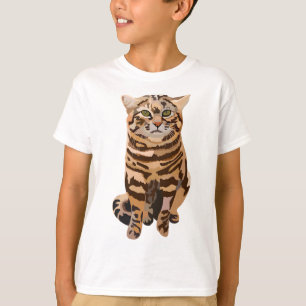 B staat voor Black Footed Cat T-shirt